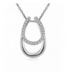 Godyce Horseshoe Pendant Necklace Sterling