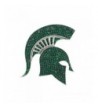 Michigan University Crystal Spartan Brooch