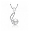 Freshwater Pendant Necklace Jewelry Sterling
