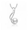 Freshwater Pendant Necklace Jewelry Sterling