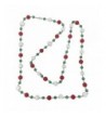 Multi Color Beaded Necklace Green