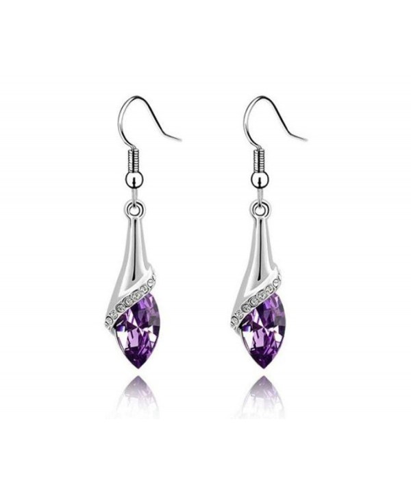 Becoler Teardrop Fashion Wedding Earrings