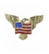 Alilang Golden Patriotic American Rhinestone