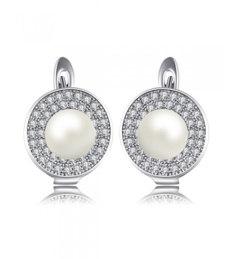 JewelryPalace Freshwater Cultured Earrings Sterling