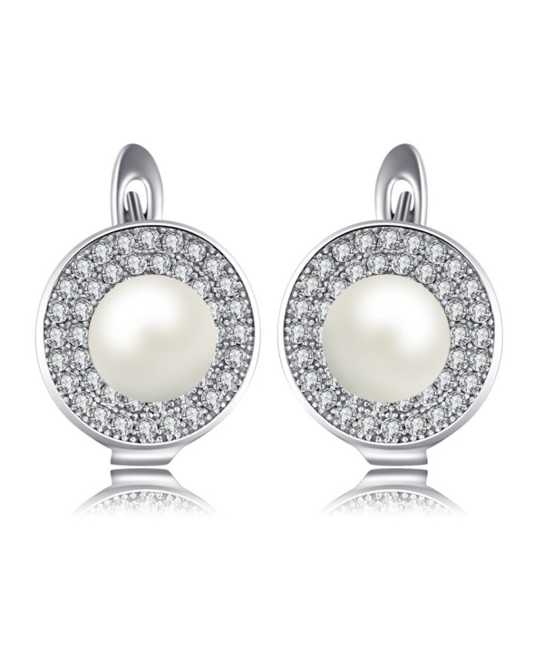 JewelryPalace Freshwater Cultured Earrings Sterling