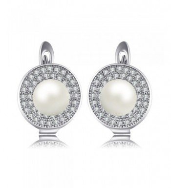 JewelryPalace Freshwater Cultured Earrings Sterling