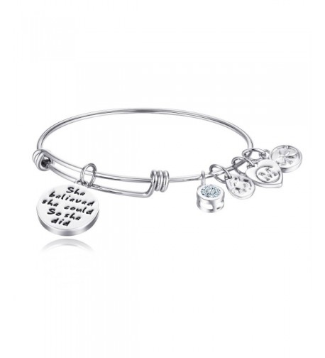 Believed Inspirational Expandable Bracelets Christmas