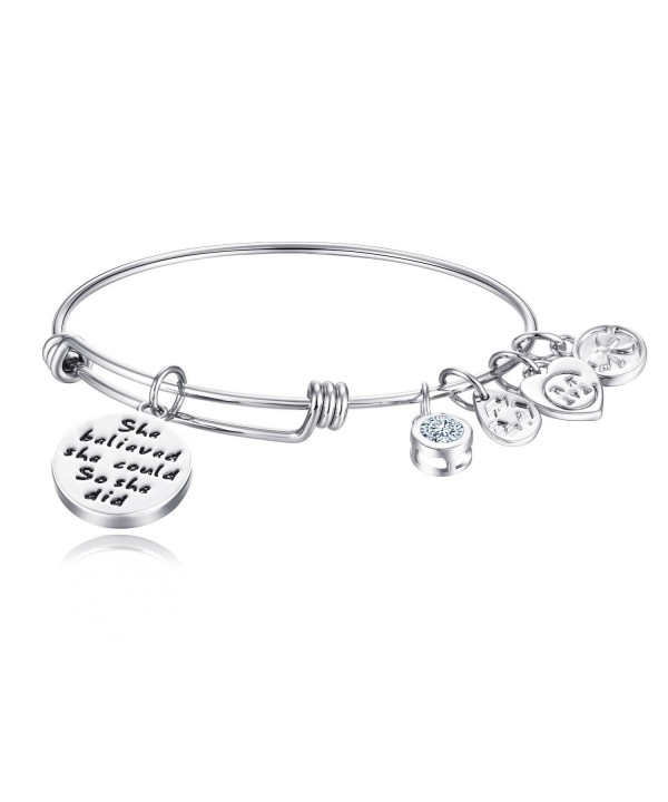 Believed Inspirational Expandable Bracelets Christmas