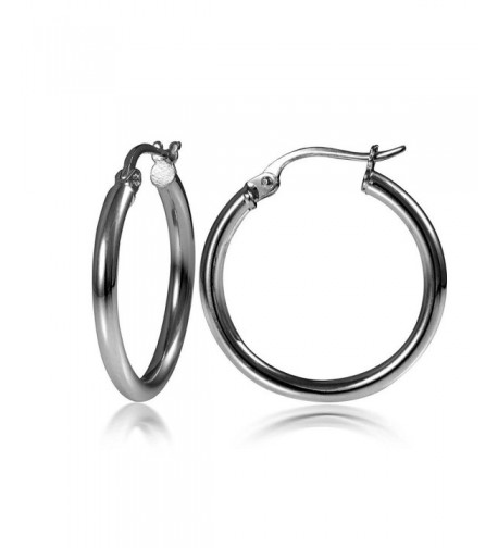 Flashed Sterling Silver Polished Earrings