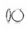 Flashed Sterling Silver Polished Earrings