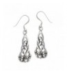 Sterling Silver Heart Claddagh Earrings