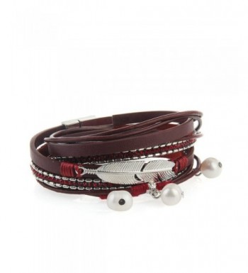 Genuine Leather Bracelet Pendant JOYMIAO