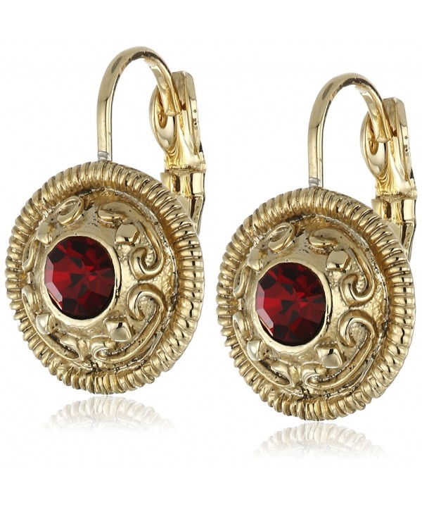 1928 Jewelry Gold Tone Drop Earrings