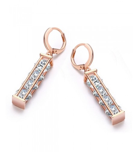 SBLING Plated Cubic Zirconia Earrings