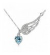 Angel Pendant Necklace Swarovski Crystals