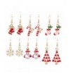 Paxuan Womens Christmas Earrings Jewelry