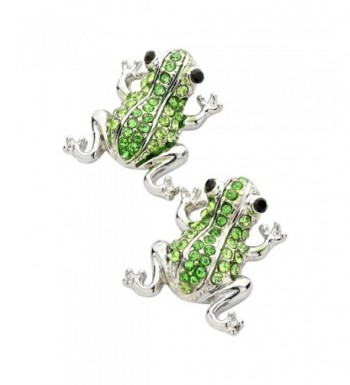 Liavys Frog Fashionable Earrings Sparkling