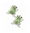 Liavys Frog Fashionable Earrings Sparkling