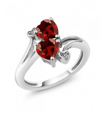 Garnet Diamond Accent Sterling Available