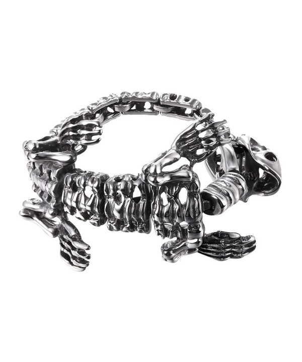 Tyrannosaurus Dinosaur Skeleton Bracelet Stainless steel