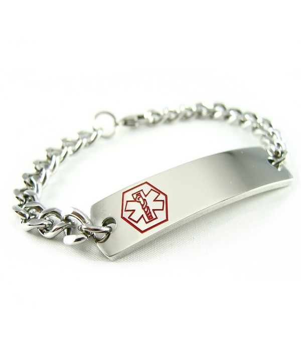MyIDDr Pre Engraved Customizable Diabetes Bracelet MyIDDr Pre Engraved Customizable Diabetes Bracelet