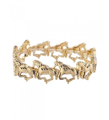 Lux Accessories Goldtone Running Bracelet