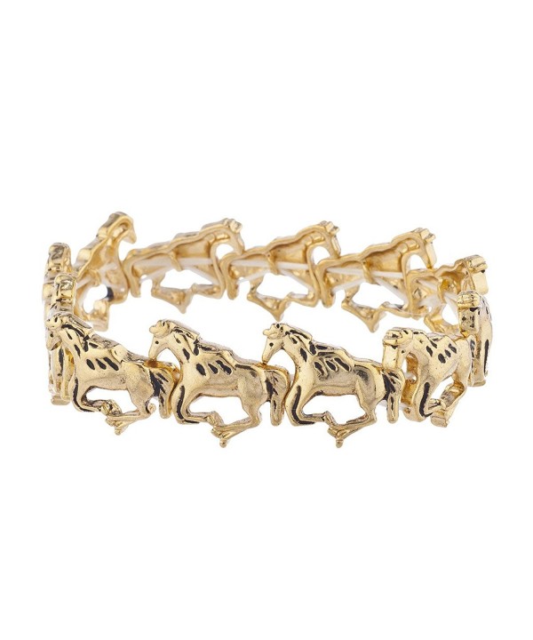 Lux Accessories Goldtone Running Bracelet