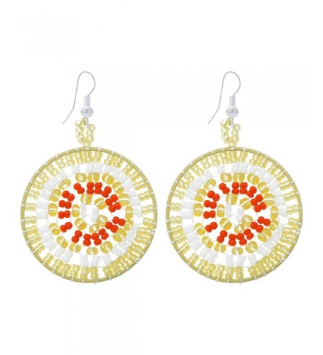 Handmade Bohemian Earrings Beadwork Jewelry