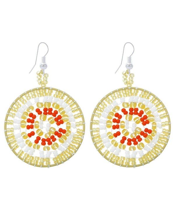 Handmade Bohemian Earrings Beadwork Jewelry