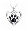 Sterling Silver Puppy Pendant Necklace