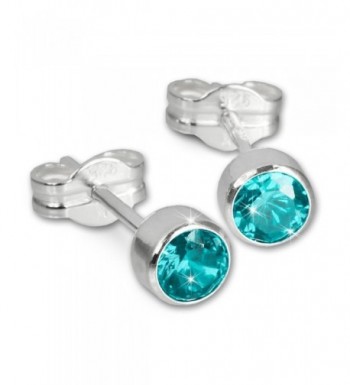 SilberDream Zirkonia turquoise Sterling SDO503T