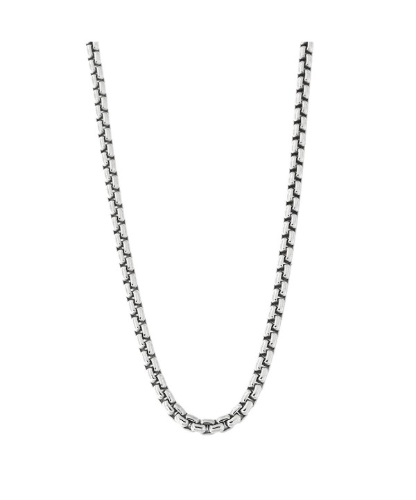 Solid Sterling Silver thick Necklace