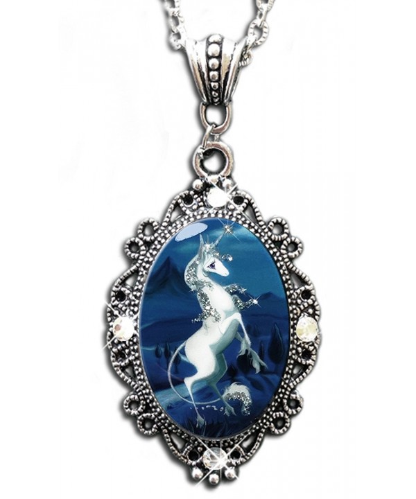 Alkemie Unicorn Pendant Necklace Sparkles