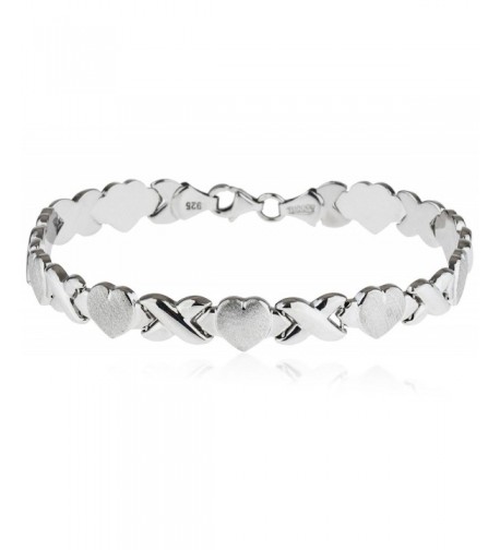 SilverLuxe Rhodium Plated Sterling Bracelet