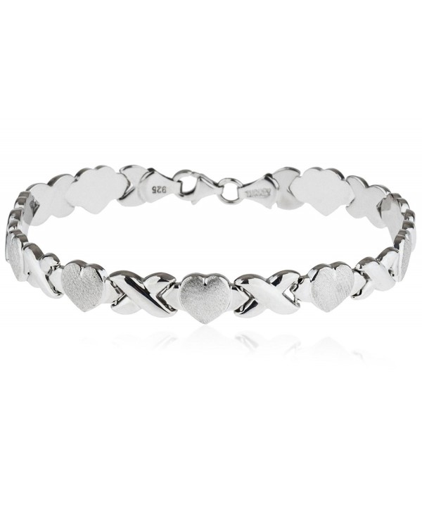 SilverLuxe Rhodium Plated Sterling Bracelet