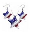 July American Pendant Necklace Earrings