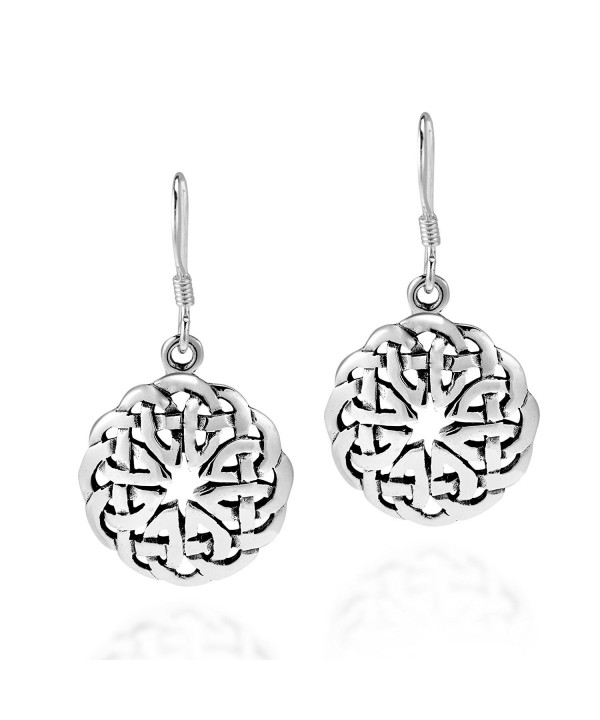 Celtic Sterling Silver Dangle Earrings