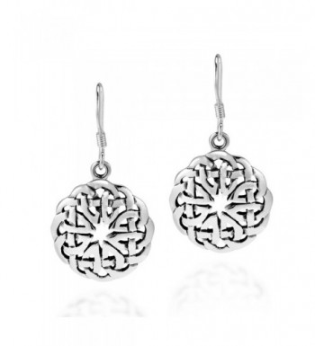 Celtic Sterling Silver Dangle Earrings