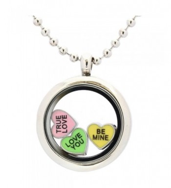 Locket Magnetic Necklace Floating Valentines