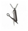 HZMAN Stylist Scissors Stainless Necklace