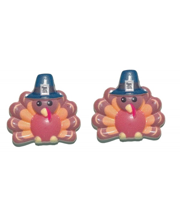 Turkey Pilgrim Thanksgiving Earrings H293