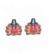 Turkey Pilgrim Thanksgiving Earrings H293