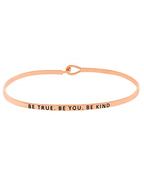 Inspirational Positive Message Engraved Bracelet