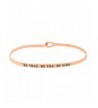 Inspirational Positive Message Engraved Bracelet