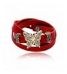 ChaungYun Leather Extendable Butterfly Bracelet