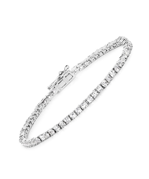 Carat Genuine Sterling Silver Bracelet