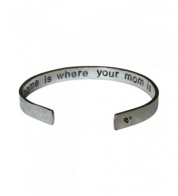 Where Hand Stamped Aluminum Bracelet