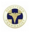 PinMarts Registered Pharmacist Medical Caduceus