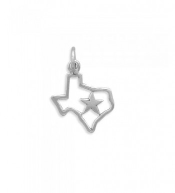 State Texas Polished Sterling Silver