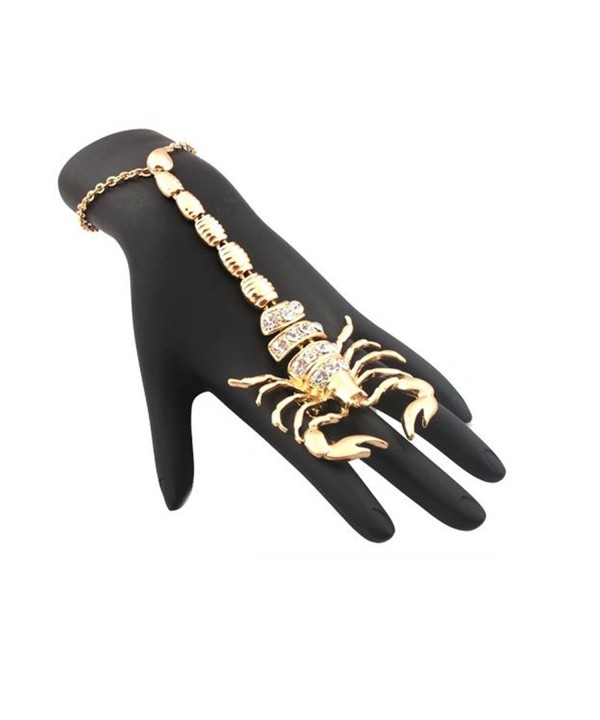 Goldtone Scorpion Adjustable Bracelet F 264